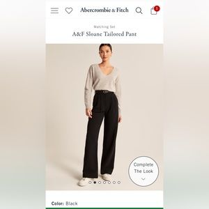 Abercrombie & Fitch - Sloane Tailored Pant